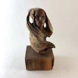 Buy Rick Cain Heart Of The Hawk Original Wood Sculpture • 236.25£