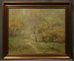 Buy Antique Russian  Relistic Landscape Painting Trees View In The Woods • 4,882.47£