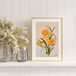 Buy Original Daffodils Watercolour Painting A5 • 33.33£