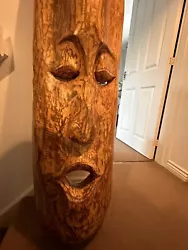 Buy Giant Wooden Hand Carved Mask • 50£