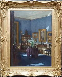 Buy Patrick William Adam Scottish 1915 Rsa Exh Interior Drawing Room Oil Painting • 18,000£