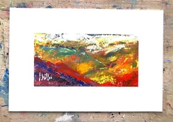 Buy  Cambrian Mountains. Autumn 1990's.  An Original Signed Painting. • 35£