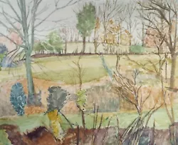 Buy Original Watercolour On Paper, 'The Golf Course', Leslie Duxbury ARCA (1921-2001 • 40£