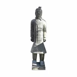 Buy Statue For Garden Samurai IN Stone Avola Antique Stone Garden Statue H 155cm • 3,017.12£