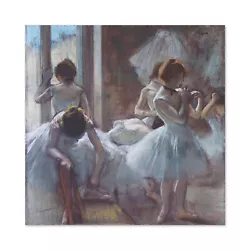 Buy Edgar Degas Dancers Painting Wall Art Canvas Print 24X24 In • 22.99£
