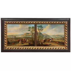 Buy Fine Pair Of 18th Century Paintings  Battling Cavalry , Circle Of Karel Breydel • 7,656.79£
