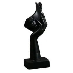 Buy Thinker Statue Half Face Sculpture Abstract Figurine Ornament For Table Home • 14.92£