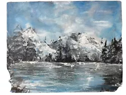 Buy Mountain Scene Oil Painting  • 20£