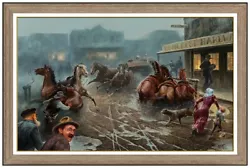 Buy Chuck DeHaan Oil Painting On Board Large Original Signed Western Horse Artwork • 8,600.07£