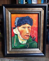 Buy VAN GOGH SELF PORTRAIT FRAMED.ORIGINAL OIL PAINTING OBK ART Artist Olga Begish. • 340£