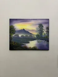 Buy Original Oil Painting 16x20 “Secluded Lake”Art/Landscape (Bob Ross Inspired) • 189£