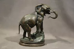 Buy African Elephant Antique 19th Century Animal Bronze Antoine Louis Barye • 1,973.40£