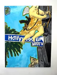 Buy “Hollywood” Domo Painting Alec Monopoly Banksy Basquiat Mr Brainwash Art  Warhol • 239£