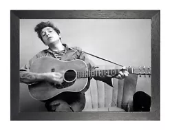 Buy 7 Bob Dylan Photo American Singer Legend Picture Music Poster Black White Guitar • 4.99£