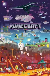 Buy Minecraft World Beyond Poster Advertisememt A3 Size 260gsm Gloss Paper • 5.95£