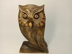 Buy Owl Figurine 6 , Owl Sculpture, Wood Carving, Wood Sculpture, Modern Sculpture • 32.62£