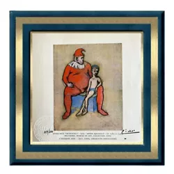 Buy Pablo Picasso Vintage Signed Print (The Saltimbanques, 1905) - Small Lithograph • 30.71£