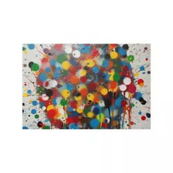 Buy Damien Hirst Style Painting,  Colorful Abyss -Premium Gallery Art 30x20 • 20.66£