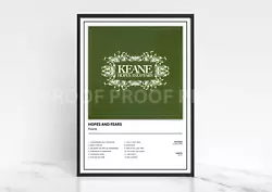Buy Keane Hopes And Fears Album Single Cover Poster / Music Gift • 8£