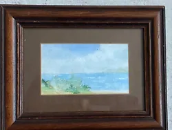 Buy Framed Watercolour Boat On The Coast  • 0.99£