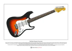 Buy Bob Dylan’s Newport Stratocaster Limited Edition Fine Art Print A3 Size • 18.50£
