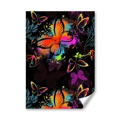 Buy A4 - Painted Butterflies Poster 21X29.7cm280gsm #12979 • 4.99£
