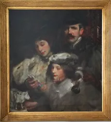 Buy James Jebusa Shannon Artist's Family Portrait British Edwardian Art Oil Painting • 80,000£