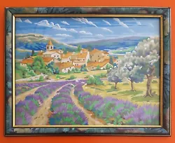 Buy Vintage Paint By Number Wall Frame Picture Oil Painting Italian Scene Kitsch Art • 20£