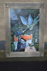 Buy Marc Chagall Style Painting - Large Framed • 495£