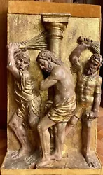 Buy The Flagellation Of Christ. Romanist Style. Carved And Polychrome Wood. 16-17th • 6,299.96£