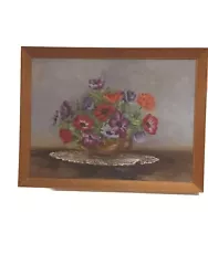 Buy Vintage Floral Oil Painting • 24.99£
