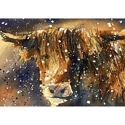 Buy HIGHLAND COW PRINT From Watercolour Painting Farm Animal Art Present Large A3 • 27.95£