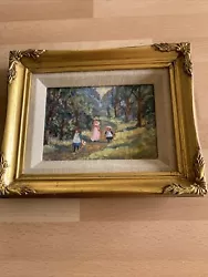 Buy Vintage Oil Painting By Jean Belcher “ Woodland  Walk “ • 76£