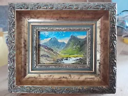 Buy Stunning Midi Signed Oil Painting In Gilt Frame GLEN SANNOX By Philip Thurstans • 45£