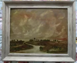 Buy Original Tonalist Oil Painting Title Mining A Lost Industry Artist M Reed • 55£