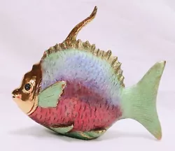 Buy Vtg RARE Icarus 1992 De Cesar Colored Bronze Tropical Fish Signed And Numbered  • 947.22£