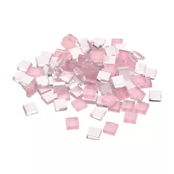 Buy 110pcs Mosaic Tiles, Micro Glass Tiny Mini Mosaic Tile DIY Hobbies Pink • 8.09£