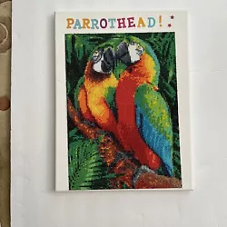 Buy Parrot Head Diamond  Portrait 12”X 16” Mounted On Canvas • 20.65£