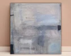 Buy Neutral Painting On Canvas 14x14 Abstract Painting Original Artwork Minimalist  • 185.95£