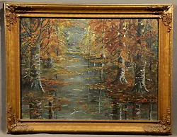 Buy Landscape Oil Painting Of River And Tree Signed Georges Daniel Monfreid (FRENCH) • 4,409.97£