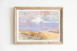 Buy John Singer Sargent Jerusalem Art Print Landscape Sea Desert Sky Clouds Painting • 3.99£