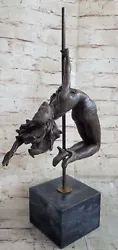 Buy Olympic Sexy Girl Comaneci Nadia Vitaleh Aldo Handcrafted Bronze Sculpture Art • 274.84£