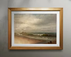 Buy Coastal Seascape Vintage Landscape Poster Print - Famous Paintings | 034 • 2.49£