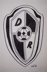 Buy DAILY SKETCH:Original Ink Drawing 'Dewsbury Rovers F.C' By Michelle Ranson • 1£