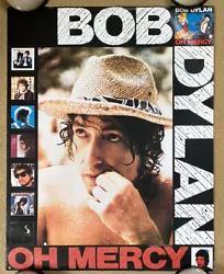 Buy Bob Dylan Oh Mercy Poster Vintage 1980s Rock Music Memorabilia Photo Collage • 94.49£