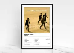 Buy Take That Beautiful World Album Single Cover Poster / Music Gift • 8£