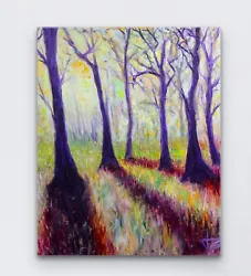 Buy Dark Forest 16x20  Original Oil Painting On Stretched Canvas 1/1 Art Not Monet • 708.75£