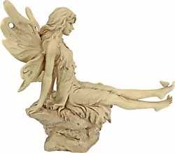 Buy Katlot Twinkle Toes Fairy Garden Statue, 13 Inch, Ancient Ivory • 166.67£