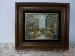 Buy French Impreressionist Oil Painting, Street Scene, Framed • 37.64£