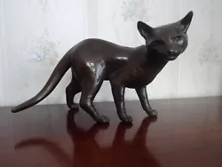 Buy Large, Heavy, Bronze Cat, Limited Edition, Signed By Artist • 495£
